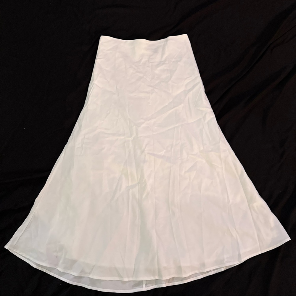 Forever 21 White Midi Skirt